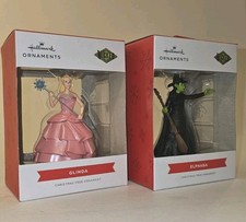 Hallmark Wicked Elphaba And Glinda Christmas Tree Ornament