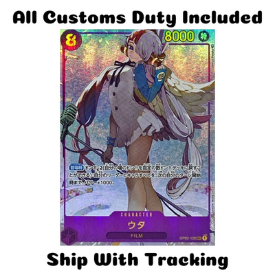 ONE PIECE TCG JAPANESE CARD PARAMOUNT WAR Parallel Uta OP02-120