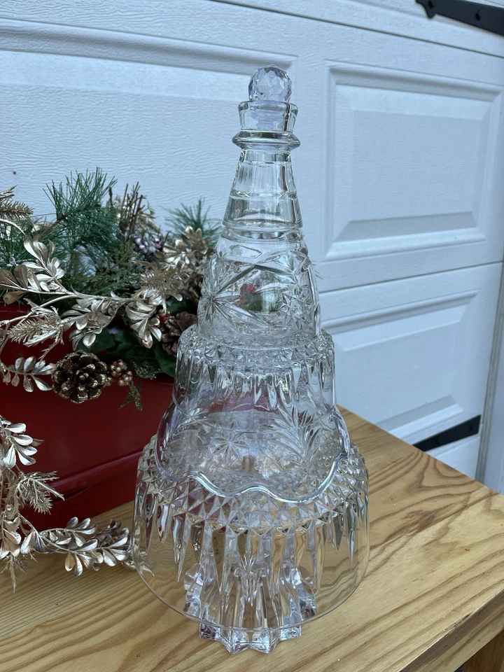 Хрустальная рождественская елка уникальная 17 дюймов T на 8 дюймов W - Изображение 4 из 4