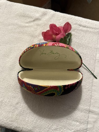 Vera Bradley Symphony In Hue Hard Sunglass Case Eyeglass Case Clamshell New - Picture 5 of 6