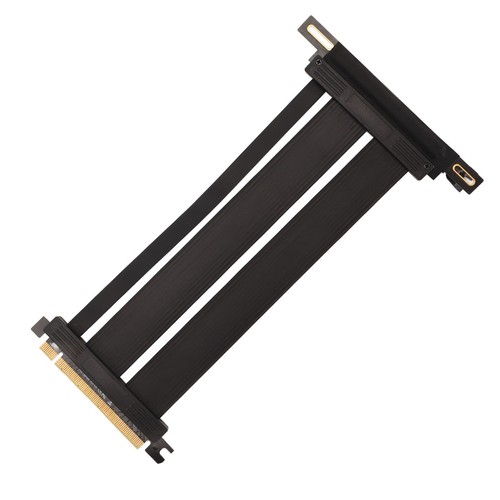 Graphics Card Extension Cable PCIE 4.0 X16 Riser Cable 90° High Speed Flexib SAL - Photo 2/23