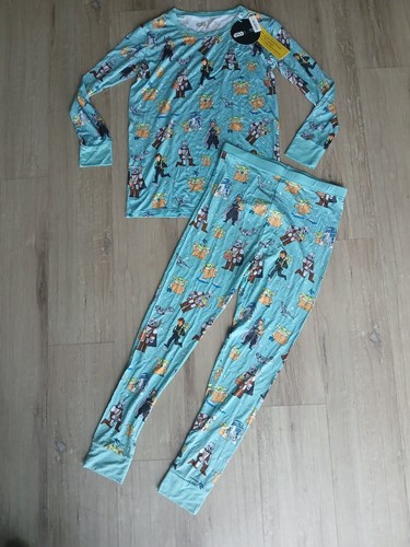 Little Sleepies Star Wars Grogu & Friends zweiteiliger Pyjama Langarm Gr. 16