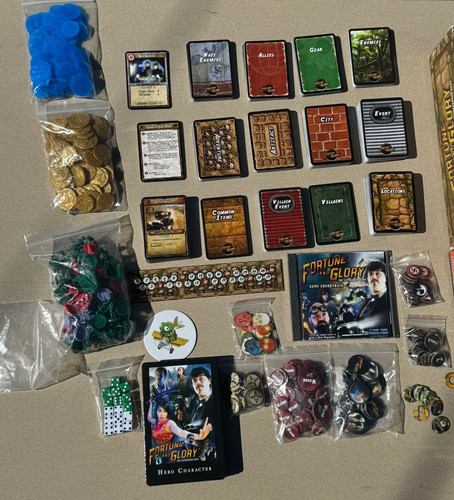 Fortune and Glory: The Cliffhanger Game (Flying Frog Boardgame) Complete GUC - Picture 4 of 10