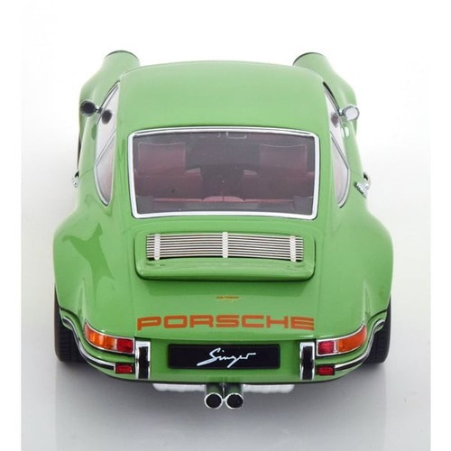 Kkdc180446 1/18 Singer 911 Coupe Green Diecast Minicar - Picture 5 of 6