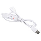 USB Extension Cable with ON/Off Switch Extension Cords with LED White