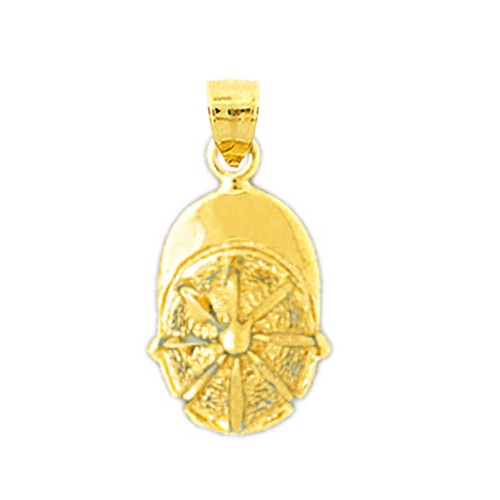 14K Gold Polo Cap Charm - Bild 1 von 2