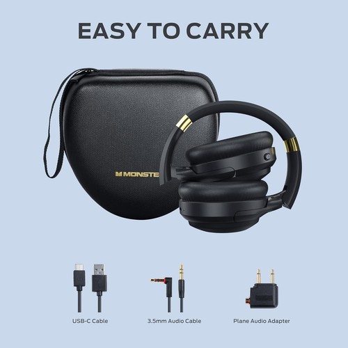 Persona Noise Cancelling Headphones Wireless, Bluetooth Headphones Over Ear, ... - Picture 8 of 8