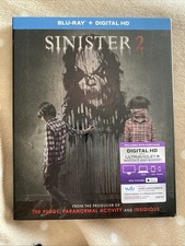 Sinister 2 (Blu-ray, 2015) With Slipcover Ultra Rare OOP!! No Digital Code