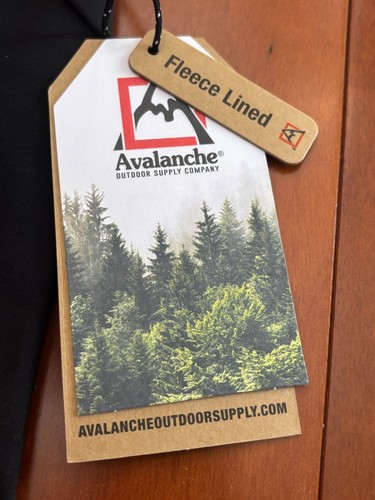 Avalanche schwarze Fleece gefütterte Legging mit Taschen - gefüttert Stretch Small NEU - Bild 5 von 7