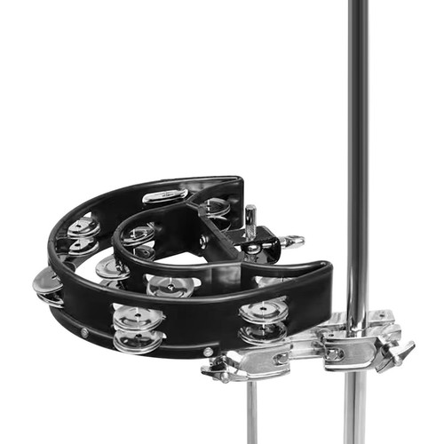 Hi Hat Tamburin-Schlagzeug-Set, Edelstahl-Shaker für - Bild 5 von 7