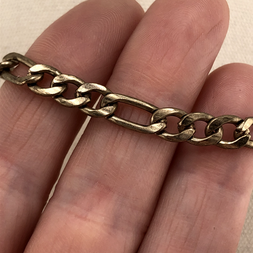 URBAN OUTFITTERS Chain Necklace Pale Gold Tone Figaro Chain Choker Festival - Picture 9 of 10