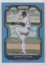 2021 Panini Prizm Carolina Blue Prizm Edwar Colina #51 07e0