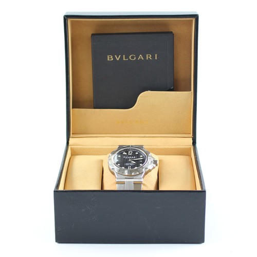 BVLGARI Diagono Scuba Watches DP42SDS Stainless Steel Manufacturer repaired used - Picture 10 of 10