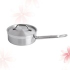  Edelstahl Suppentopf Gas Induktionsherd Pfanne Suppe Milchsauce Topf mit Deckel