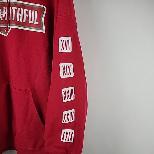 Sudadera con capucha para hombre San Francisco 49ers 3XL Superbowl Quest For Six Forever Faithful - Imagen 6 de 11