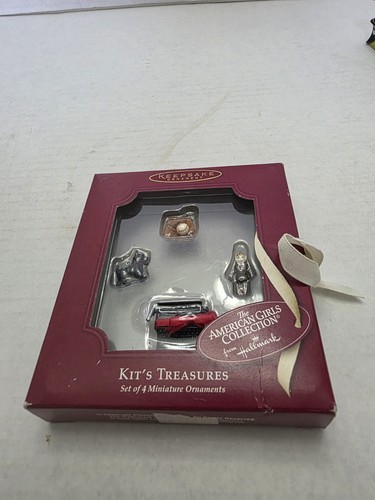 Hallmark Ornament Kit's Treasures Set of 4 Miniature American Girl Doll - Picture 6 of 6