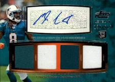 2011 Topps Prime Autograph Relic Level 6 #PVIEG Edmond Gates Jersey/Auto/515 FB