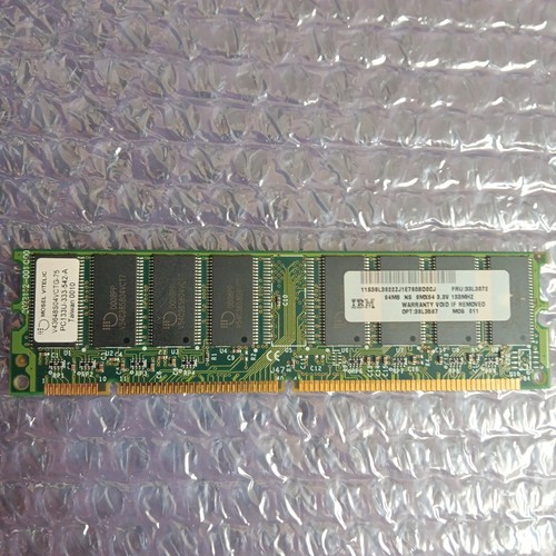 IBM PC-133 64 MB DIMM 133 MHz SDRAM Memory (33L3072)