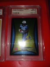 2008 Bowman Chrome #BC76 Chris Johnson ROOKIE RC PSA 10 GEM MT TN Titans