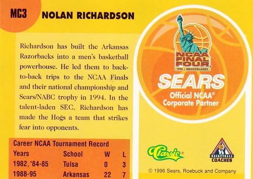 1996 Classic Sears Legends of the Final Four basketball cards (Pick from List) - Picture 47 of 63