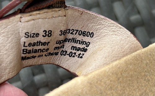 Sandalias Dansko Tru para mujer trenzadas de cuero marrón con tira trasera punta abierta 38 EE. UU. 7/7,5 - Imagen 3 de 9