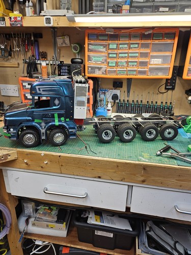 1/14 Tamiya SCANIA T- cab Special, Tractor Unit, Recovery Heavy Haul - Picture 4 of 12