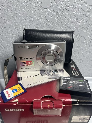 Casio Exilim EX-Z150 8.1MP Digital Camera Black OEM Battery & Charger +USB - Picture 10 of 10