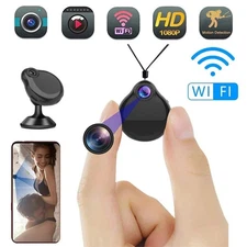 HD 1080P Wearable Mini WIFI Camera Video Voice Recorder Necklace Pendant Cam