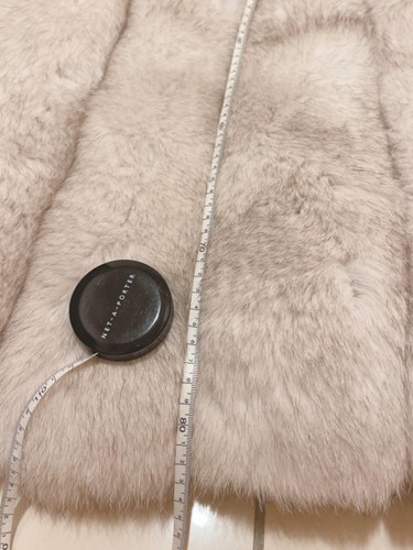 SAGA FOX Fur Coat vest jacket Luxury Long sleeves Color White Size FREE Japan - Picture 6 of 24
