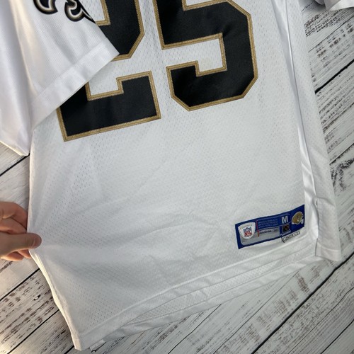 Vintage Reebok New Orleans Saints Reggie Bush #25 White Sewn NFL Jersey Medium M - Picture 5 of 14