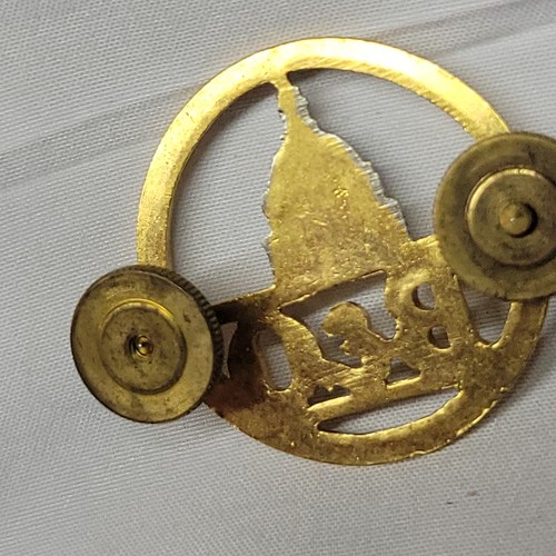 Raro! B&O Railroad doppia vite perno posteriore insegne baltimore Ohio originale - Foto 7 di 7