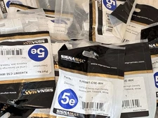 20 Pack Lot - CAT5e Keystone Jack, High Density, T568A/B, White Signamax