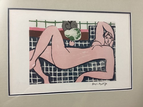 Henri Matisse Well Framed Lithograph 'Nu Rose' - Picture 3 of 15