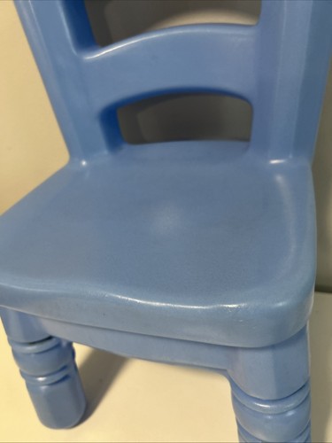 Little Tikes blauer Kinderstuhl viktorianisch 22 Zoll hoch - Bild 3 von 7