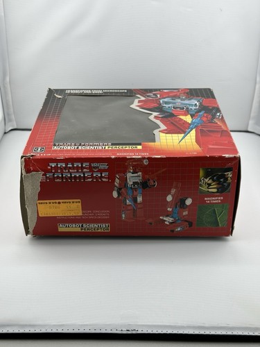 Vintage 1985 Transformers G1 Perceptor NEAR MINT w/BOX C9 99% complete - Picture 24 of 24