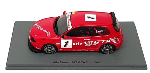 Spark 1/43 Scale S0480 - Alfa Romeo 147 GTA Cup 2003 #1 Larini - Red - Picture 4 of 5