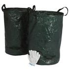 Ironton Gardzen 2-Pack Garden Waste Bags with Gloves