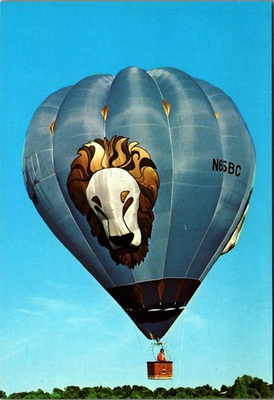 #ad #ad Vintage Bob and Bobble Kinsinger#x27;s Bob#x27;s Cat Hot Air Balloon Postcard $14.99