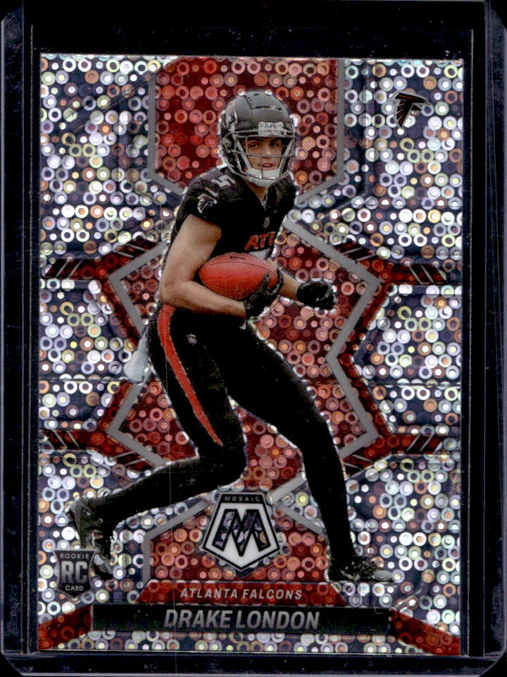 2022 Mosaic Drake London RC No Huddle Silver Rookie #312 Falcons