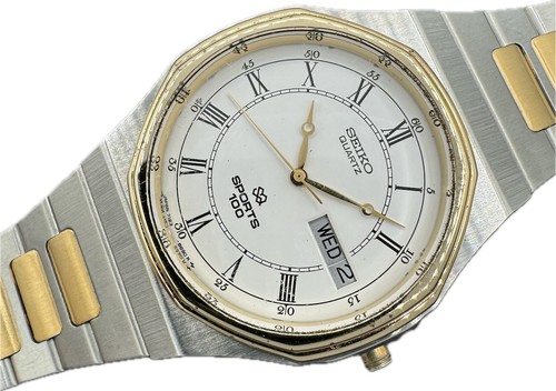 Vintage Seiko Salesman Sample 7123-8499 Men's Wristwatch Case for for Quartz - Picture 4 of 7