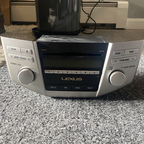 Lexus Toyota Car Audio System Mp3 Stereo Receiver Am/Fm Radio 6-Cd Changer Used