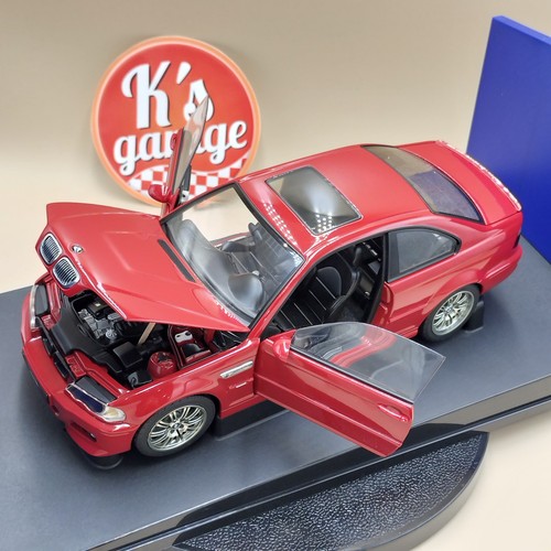 AUTOart 1/18 BMW 3er M3 Coupe 2001 Red Performance 70543 diecast model - Picture 14 of 20