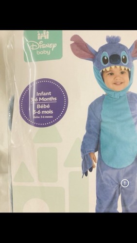 Disney Store Stitch Baby Costume Bodysuit w/Hat Lilo and Stitch SZ 3-6M NWT - Picture 3 of 3
