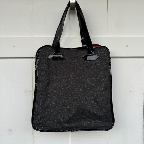 RARO Kuromi 2008 Negro Gótico Sanrio Bolso Mensajero Cartera Hello Kitty LIMPIO - Imagen 2 de 10