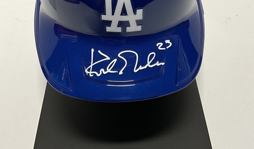 KIRK GIBSON 88 WORLD SERIES CHAMPION SIGNED FULL SIZE DODGERS HELMET W140642 - Picture 2 of 3