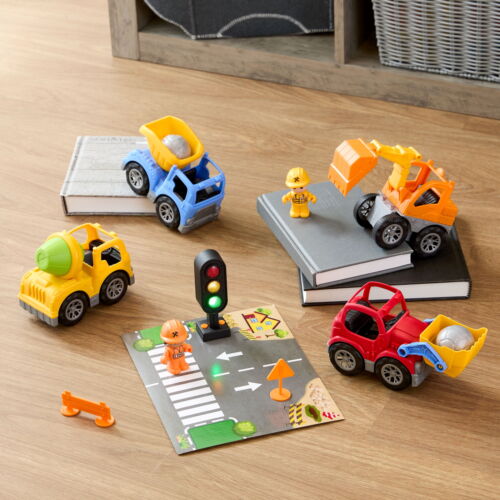 12-Piece Construction Vehicle Play Set for Creative Play