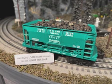REAL IRON ORE LOAD FOR LIONEL O GAUGE ORE CAR. HAND MADE WITH ACTUAL IRON ORE!