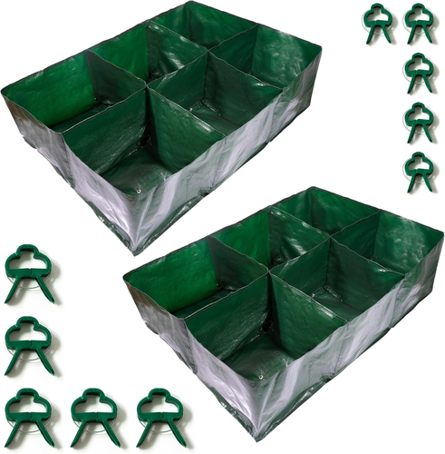 Raised Garden Bed Planter Boxes Outdoor Grow Bags for Growing Herbs, Flower and