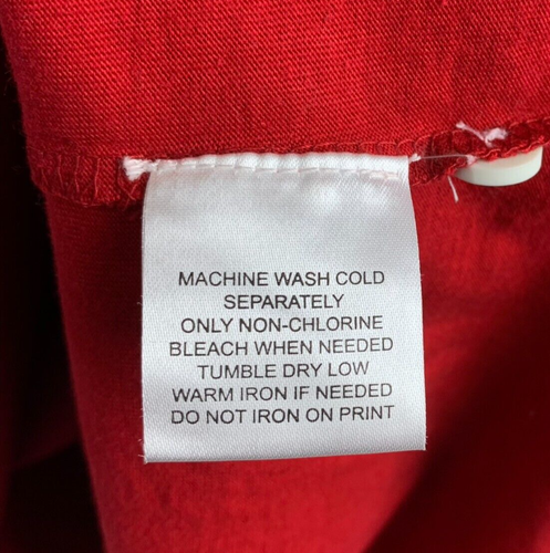 Northern Isles Polo Shirt Red Collared Buttons Short Sleeve Logo Size XL NEW - Picture 5 of 9