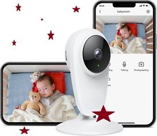 Baby Monitor Night Vision, Motion/Sound Detect, Alerts, Two-Way Audio  More